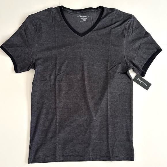 (NWT) Kenneth Cole New York V-Neck T-Shirt - Size L - Mens - Picture 1 of 10